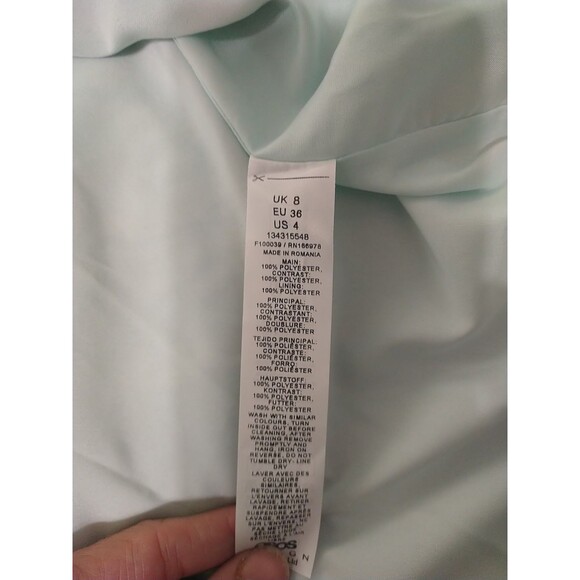 Asos Maxi Tie Dye Strapless Dress Boho Beachy Sexy Feminine Nwt sz 4 - Picture 8 of 10